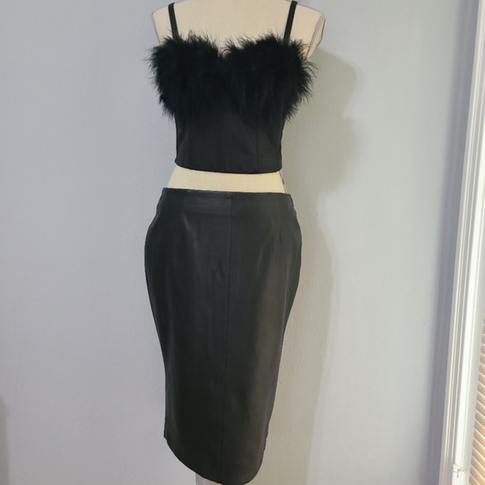 Lydia Black Bustier with Straps Size‎ Large NWT